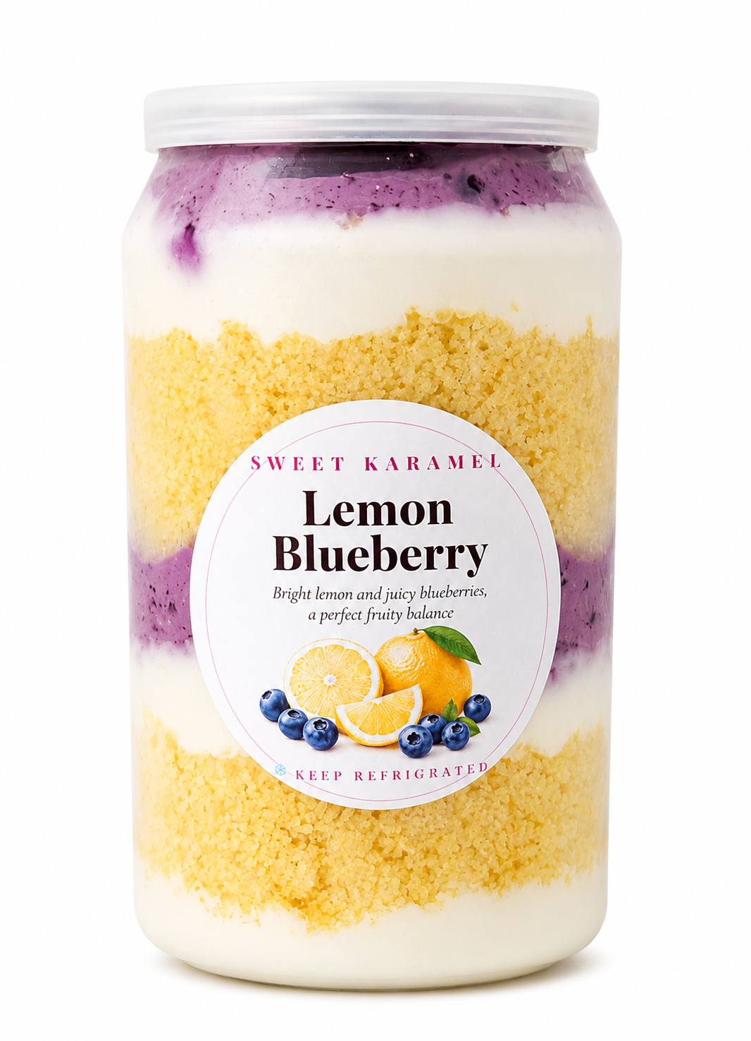 Lemon Blueberry Cake Can