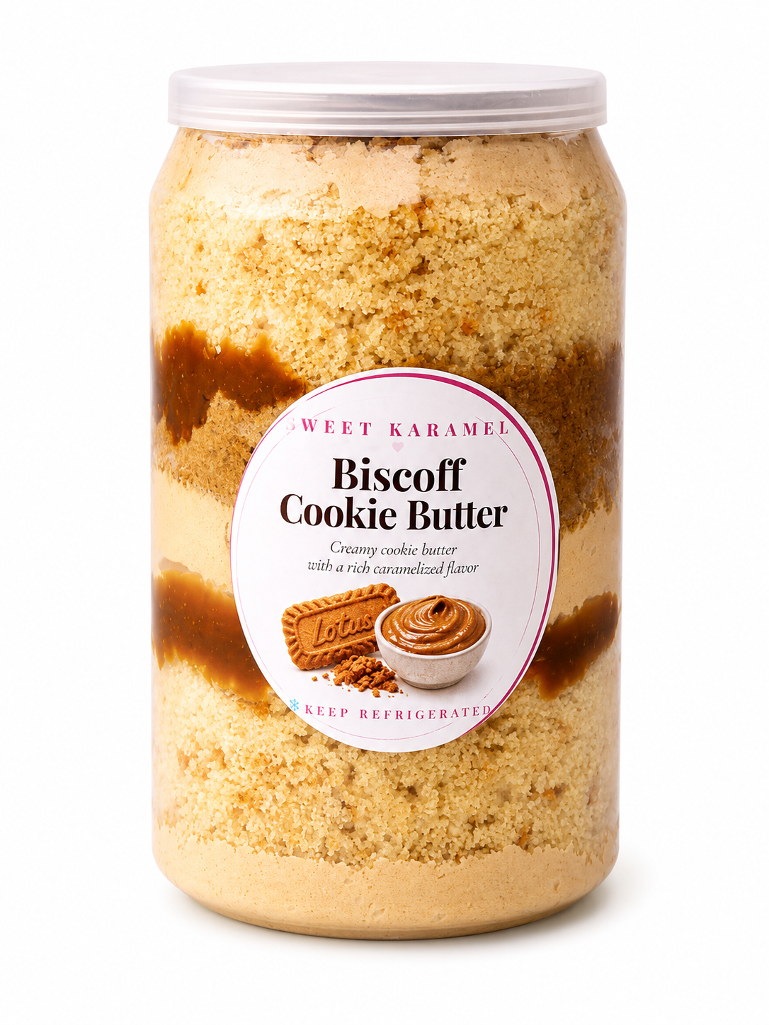 Biscoff Cookie Butter Cake Can
